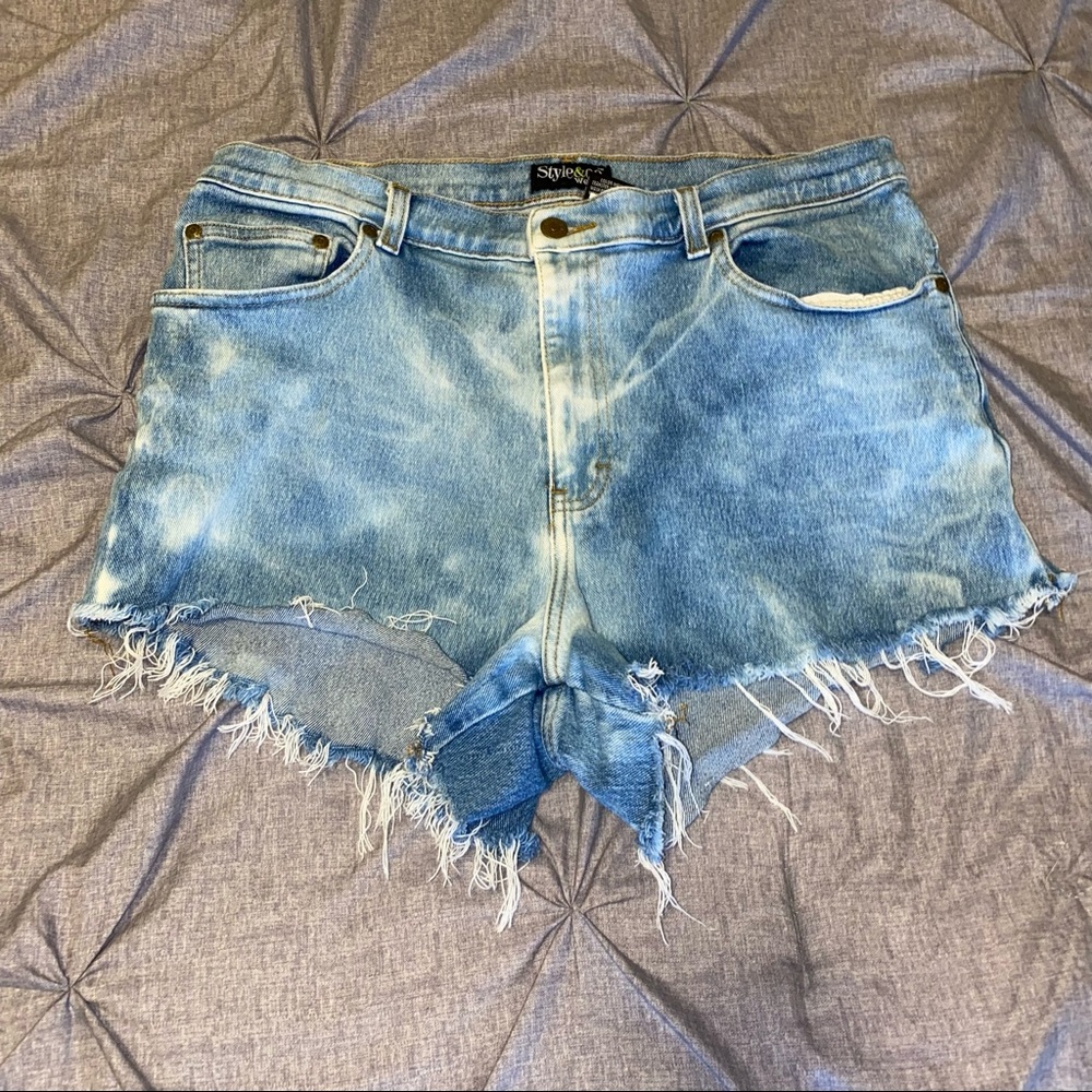 Cutoff Style denim shorts size 14